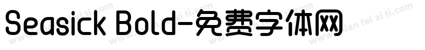 Seasick Bold字体转换